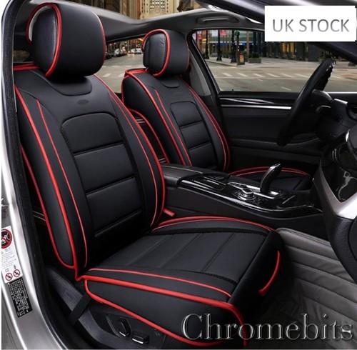 Premium black leather seat - black, pu