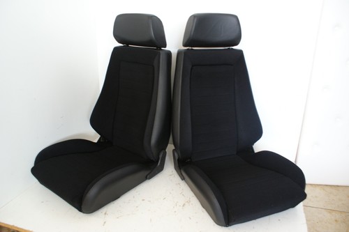 Recaro seats leather fabric