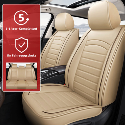 Leder auto sitzbezug vollbezug - auto,