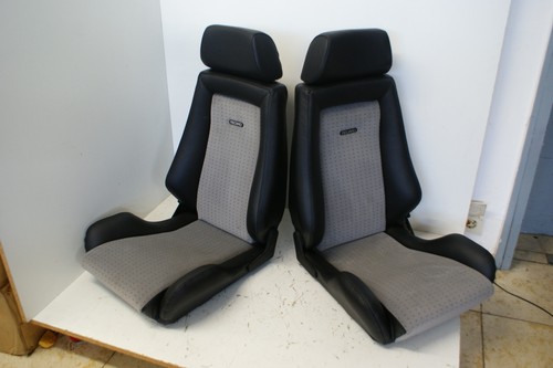 Recaro seats leather fabric