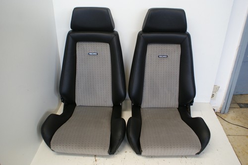 Recaro seats leather fabric